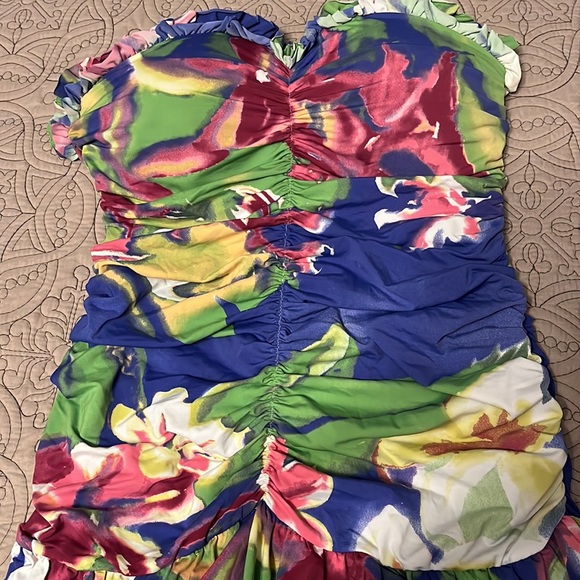 Thiago Puga Tirotti S Multicolor Strapless Dress (with padding) - Picture 3 of 8